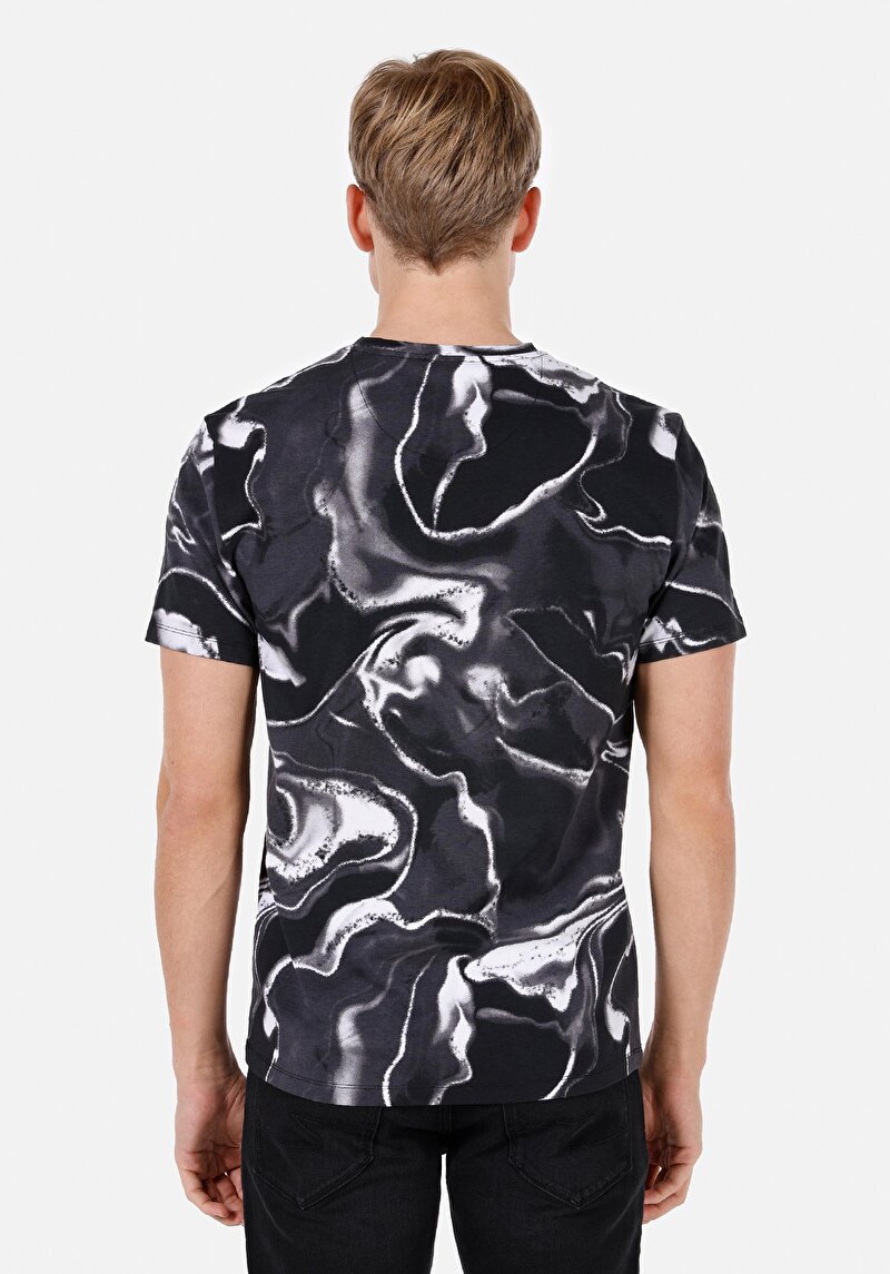 Показати інформацію про Футболка З Коротким Рукавом Чоловіча Чорна  Cl1071797