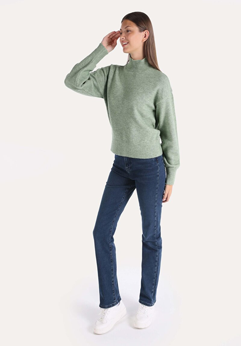 Показати інформацію про Светр Жіночий Зелений  Cl1065641