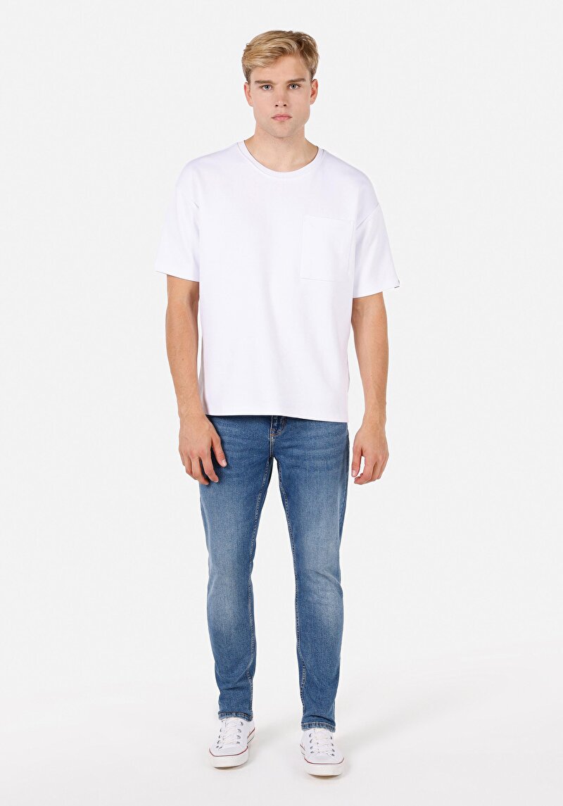 Зображення 067 Jack Джинси Чоловічі Блакитні Класичного Крою Cl1071801