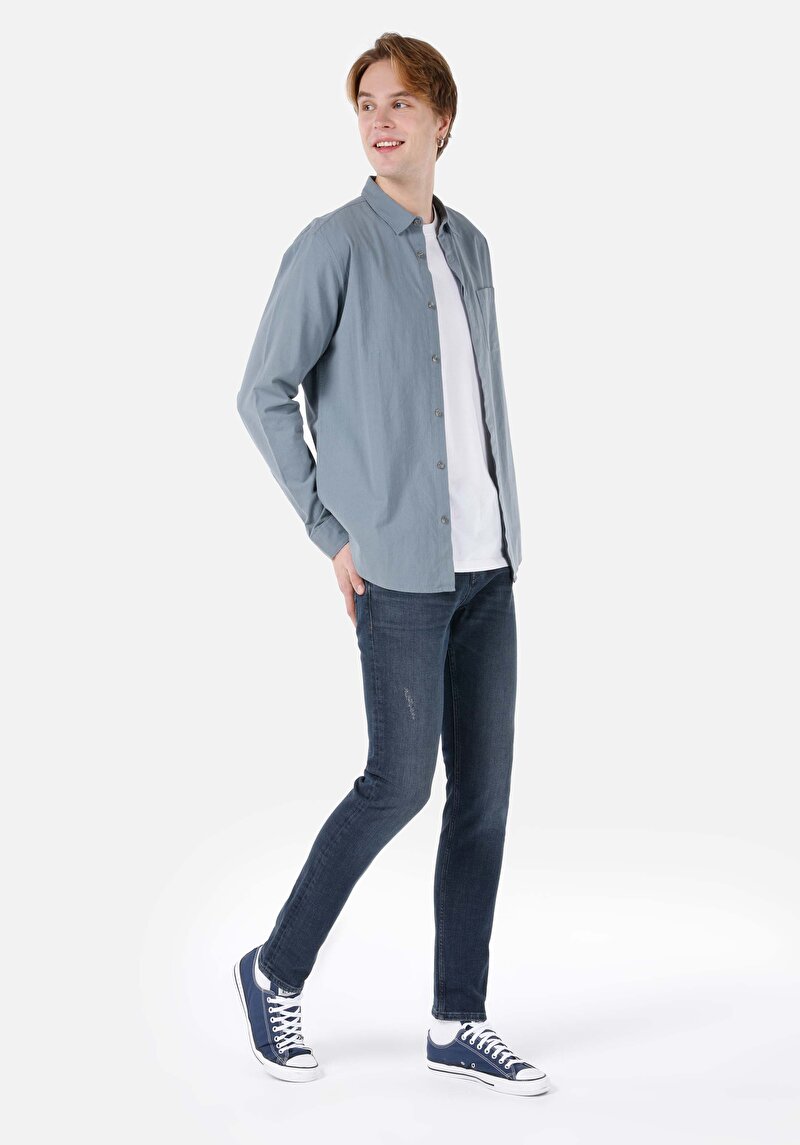 Зображення 044 Karl Джинси Чоловічі Прямого Крою Cl1067242