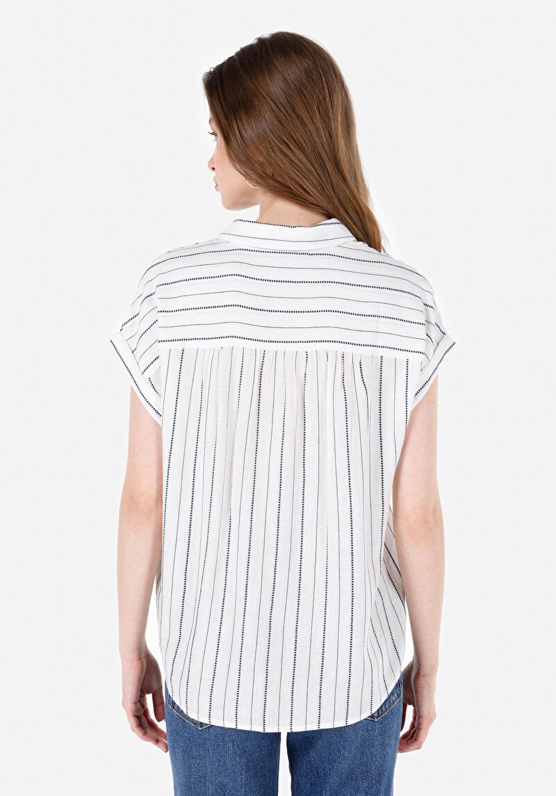 Зображення Сорочка З Коротким Рукавом Жіноча Біла Cl1069187