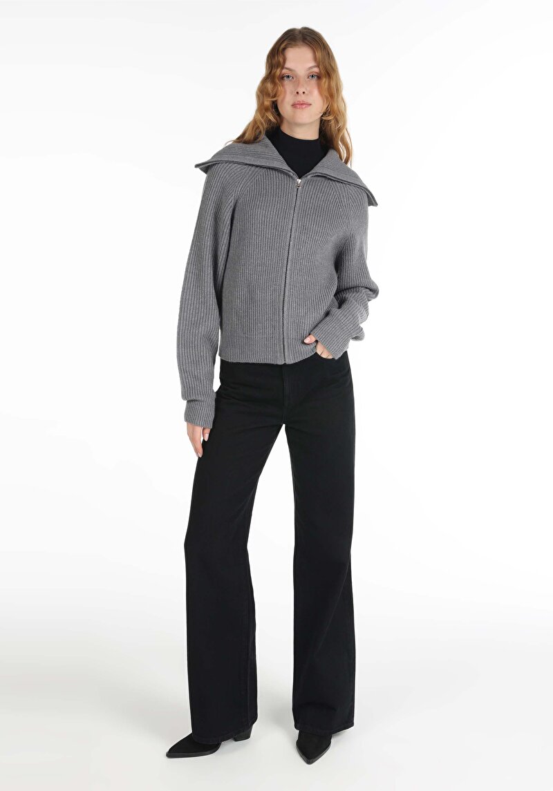 Показати інформацію про Кардиган Жіночий Сірий  Cl1065649