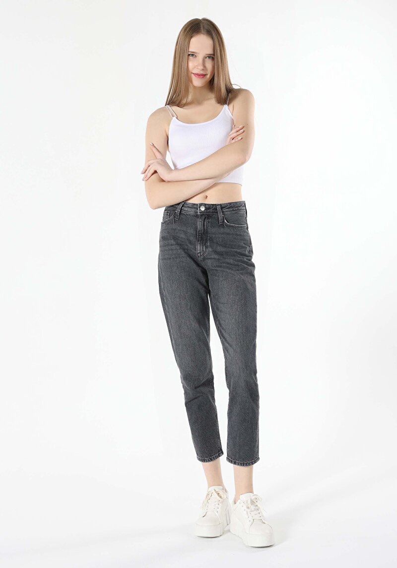 Зображення 896 Maria Джинси Жіночі Чорні Cl1063502