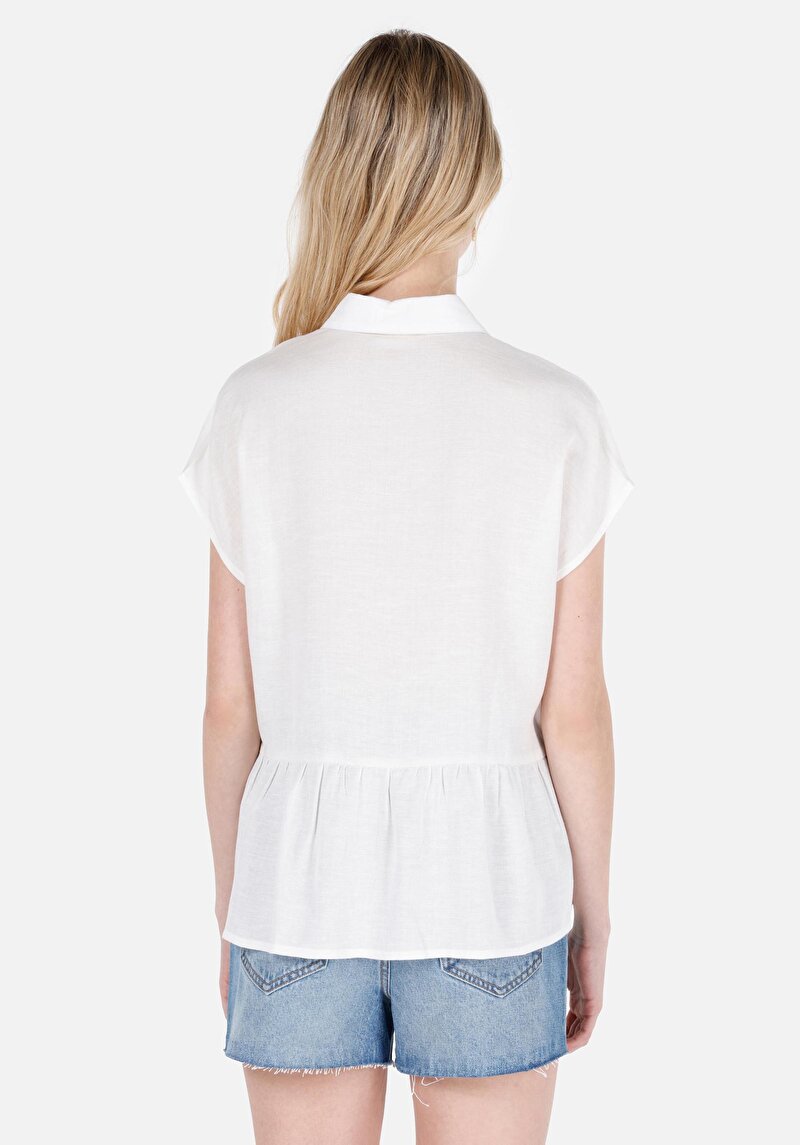 Зображення Сорочка З Коротким Рукавом Жіноча Біла Cl1069199