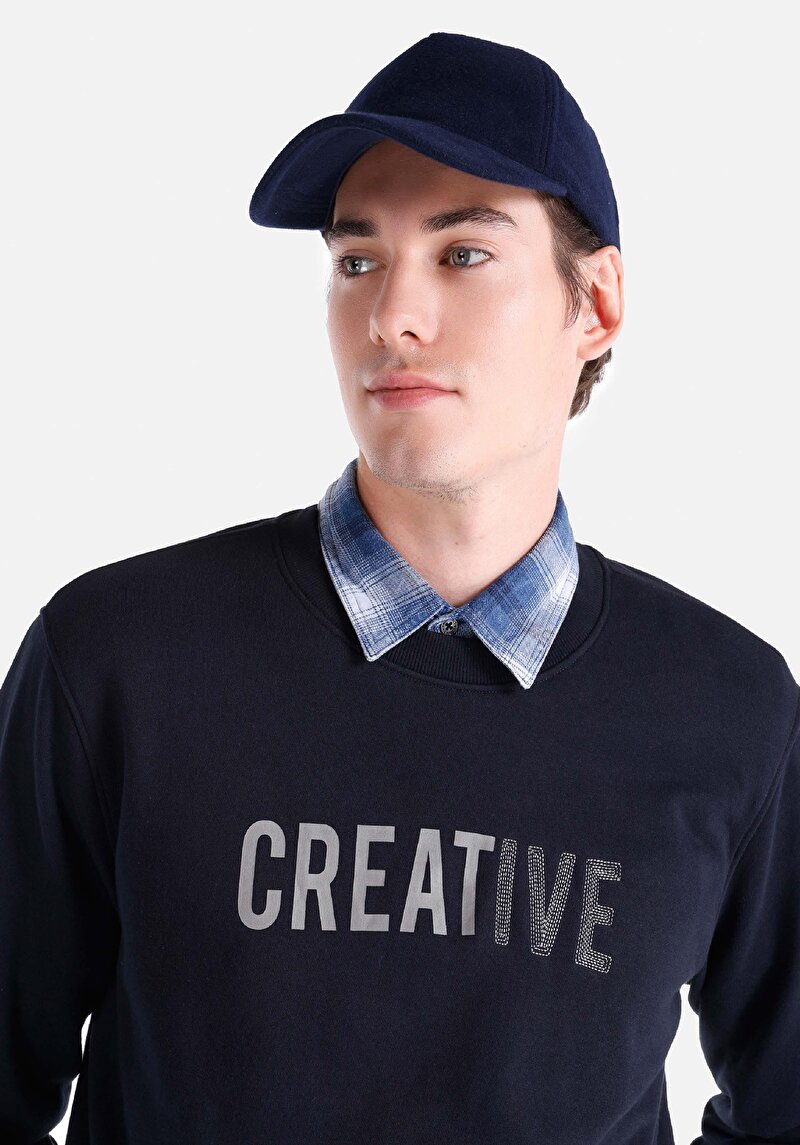 Показати інформацію про Толстовка Чоловіча Синя  Cl1065694