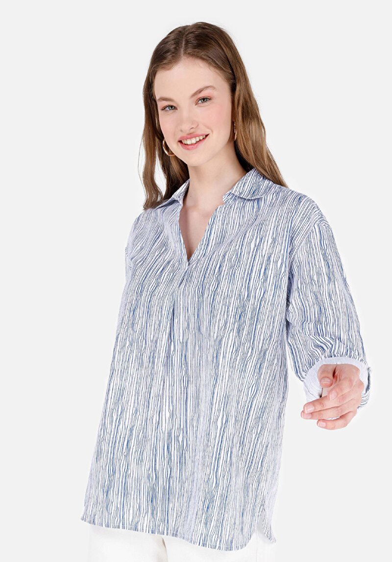 Зображення Сорочка З Довгим Рукавом Жіноча Біла Cl1069201