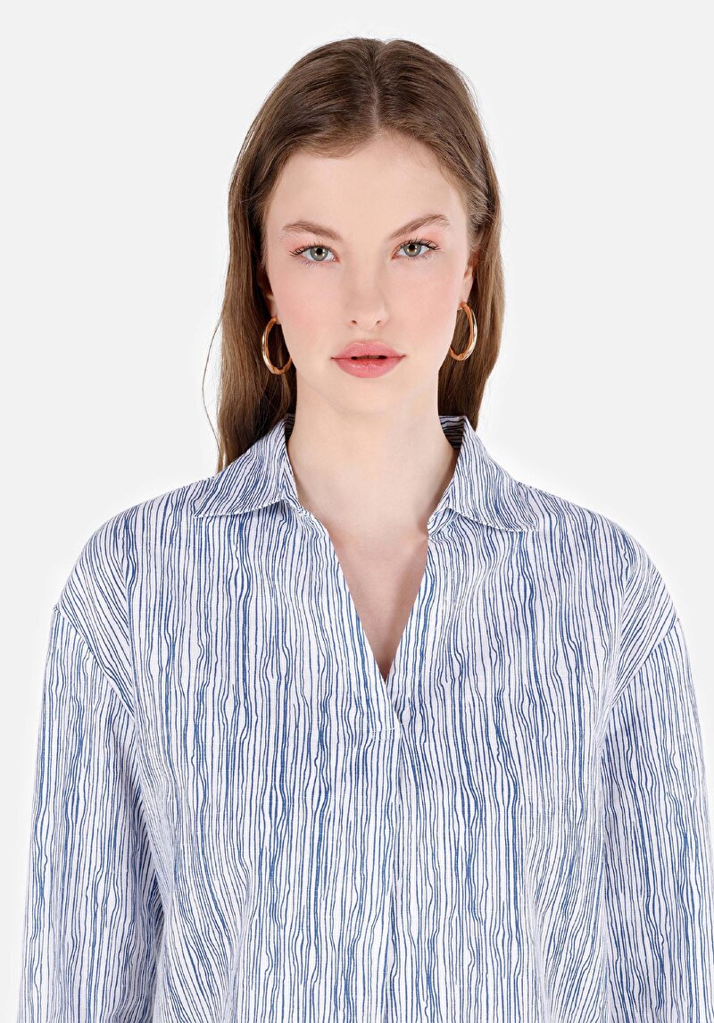 Показати інформацію про Сорочка З Довгим Рукавом Жіноча Біла  Cl1069201