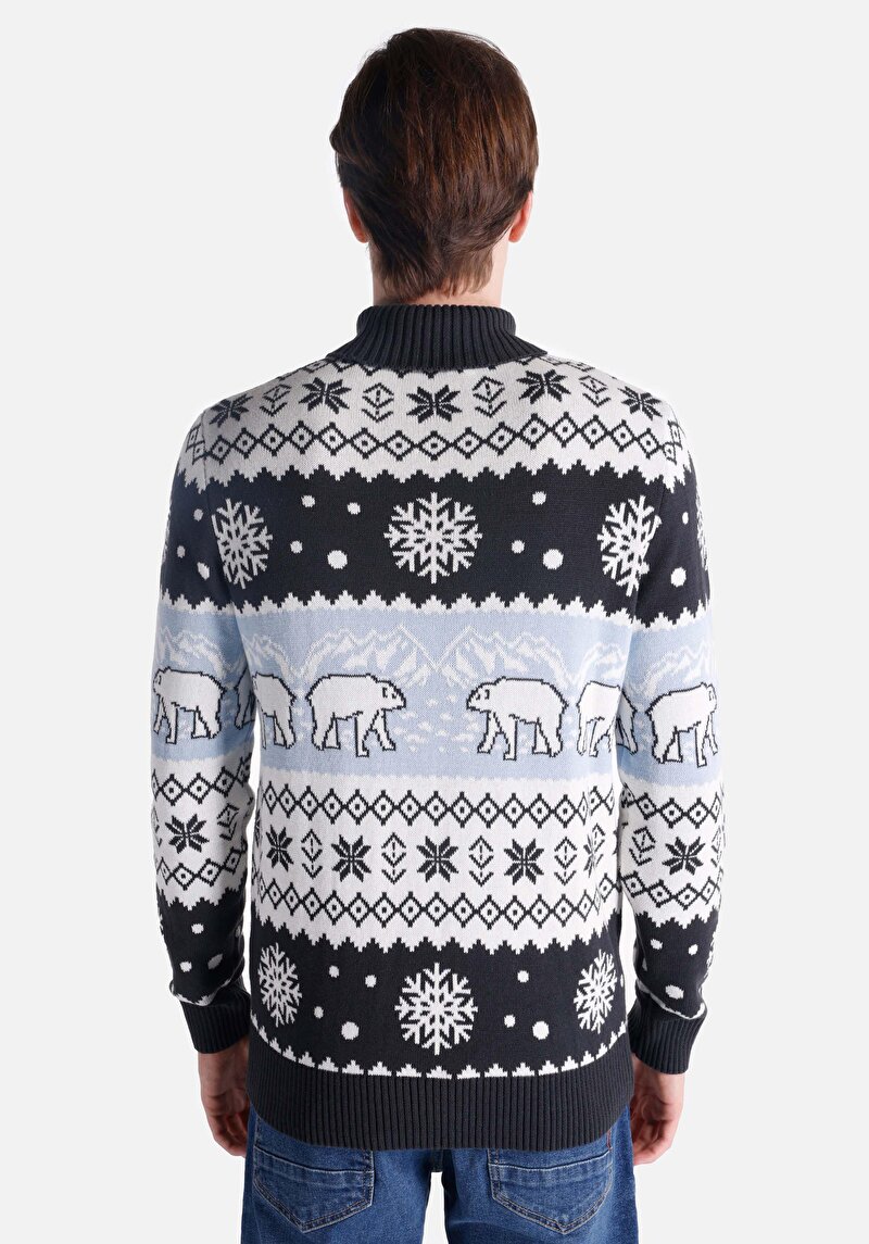 Показати інформацію про Светр Чоловічий Синій  Cl1065741