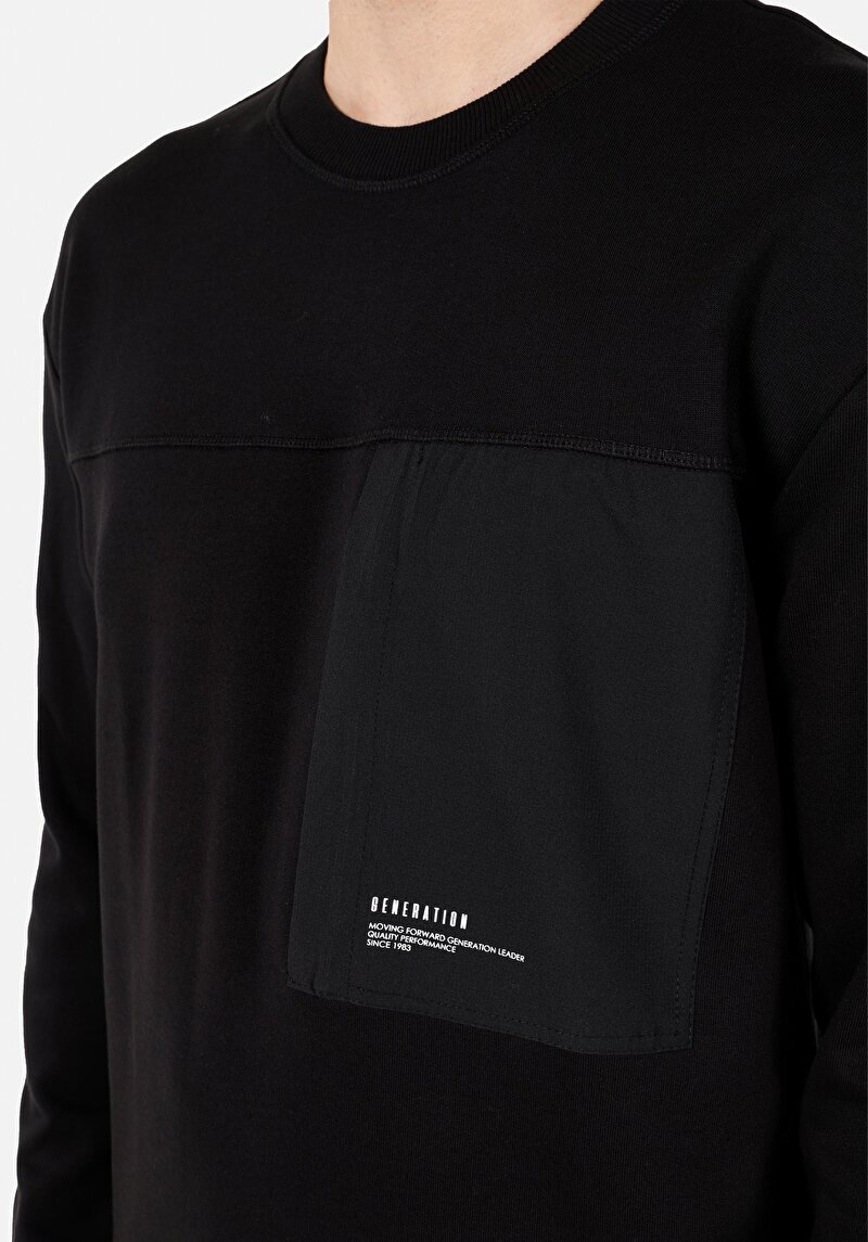 Показати інформацію про Толстовка Чоловіча Чорна  Cl1071919