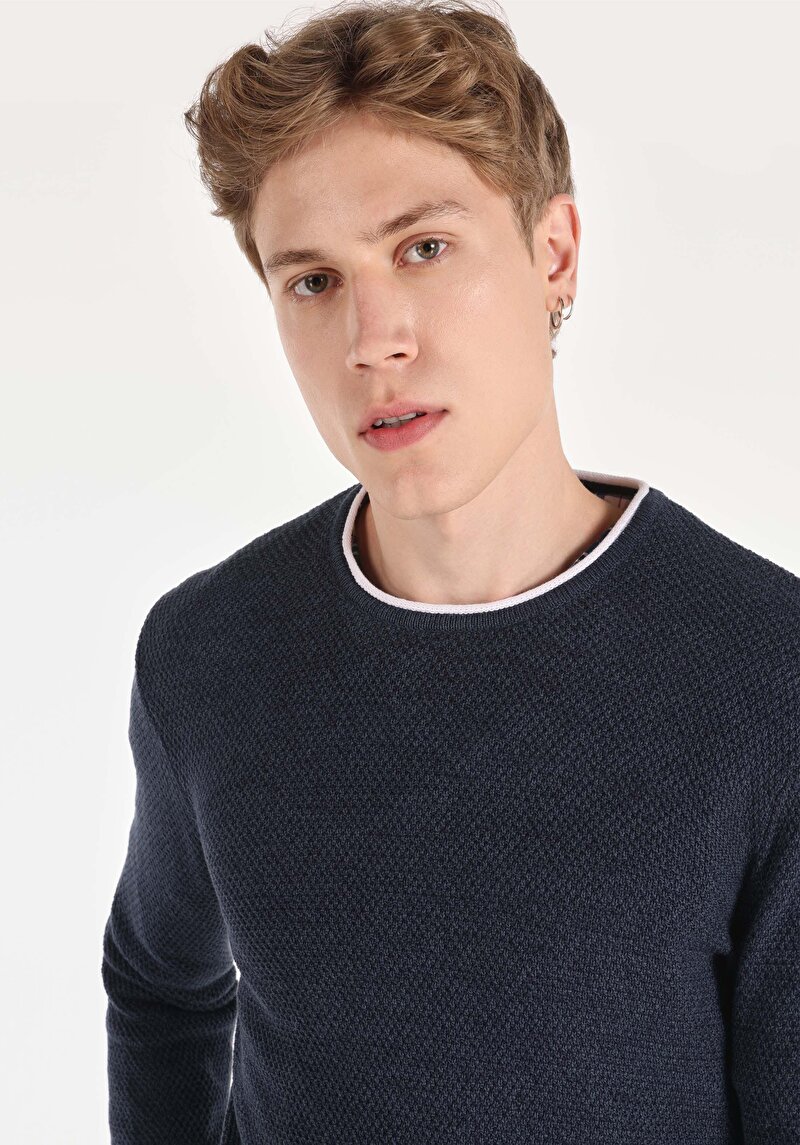 Показати інформацію про Светр Чоловічий Блакитний  Cl1065743