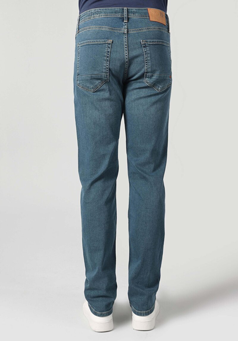 Зображення 045 David Джинси Чоловічі Блакитні Класичного Крою Cl1063540