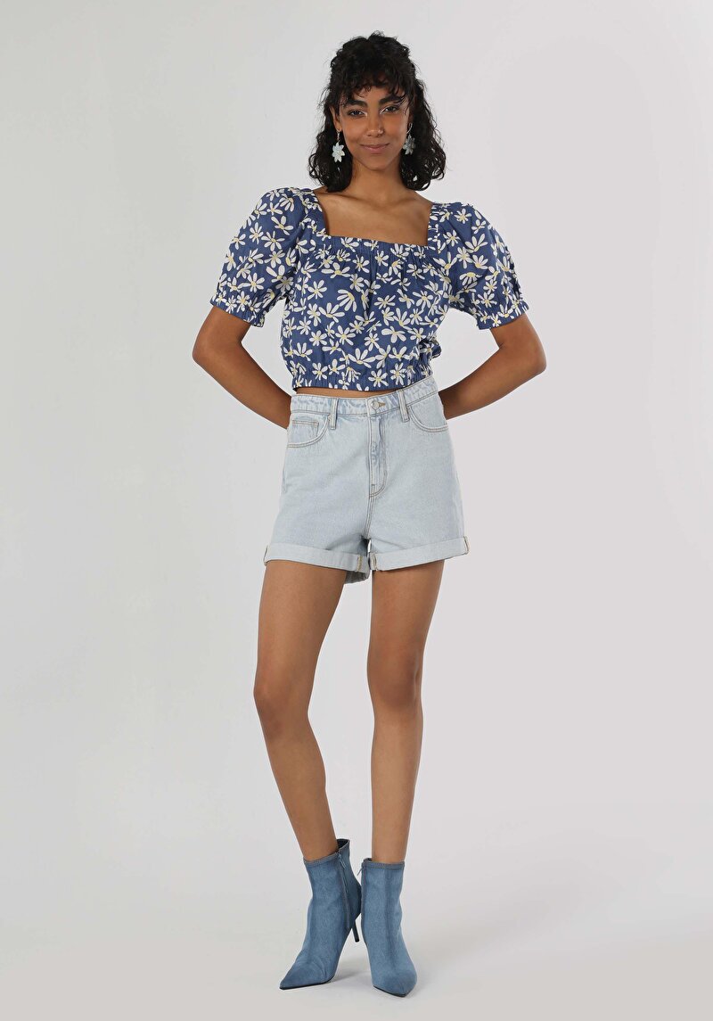 Зображення Шорти Жіночі Блакитні  Cl1063548