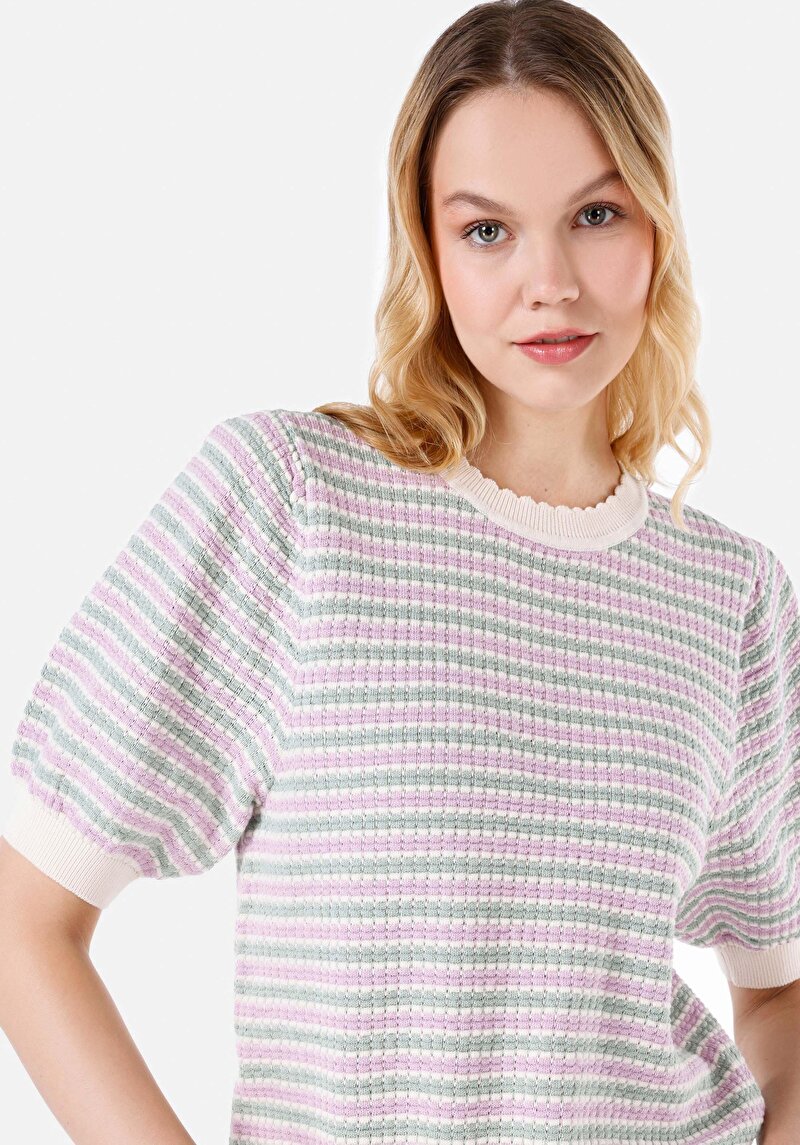 Показати інформацію про Светр Із Коротким Рукавом Жіночий Мультіколор  Cl1067360