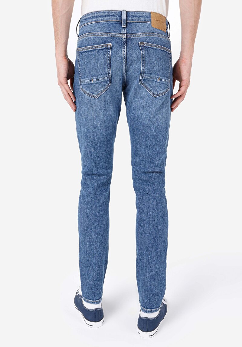 Зображення 041 Danny Джинси Чоловічі Блакитні Вузького Крою Cl1069230