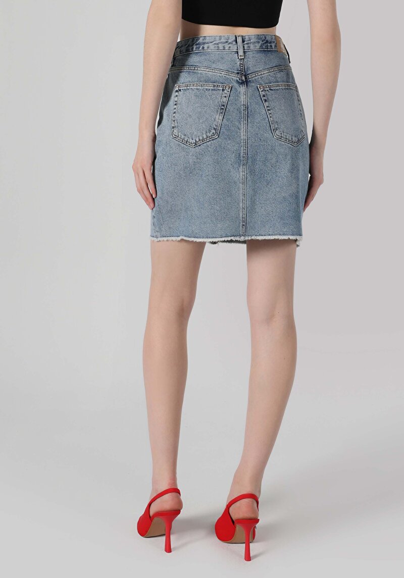 Показати інформацію про Спідниця Жіноча Блакитна  Cl1063562