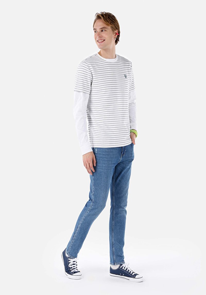 Зображення 067 Jack Джинси Чоловічі Блакитні Класичного Крою Cl1069237