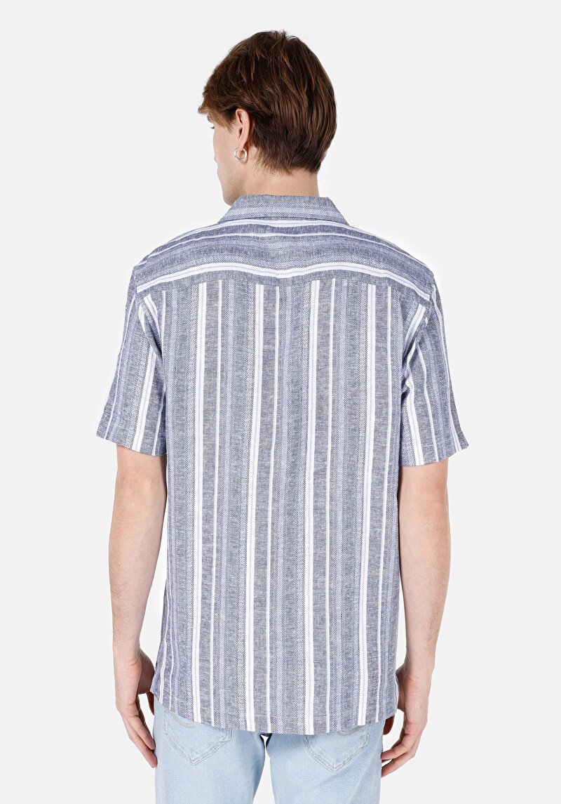 Зображення Сорочка З Коротким Рукавом Чоловіча Блакитна Cl1069252