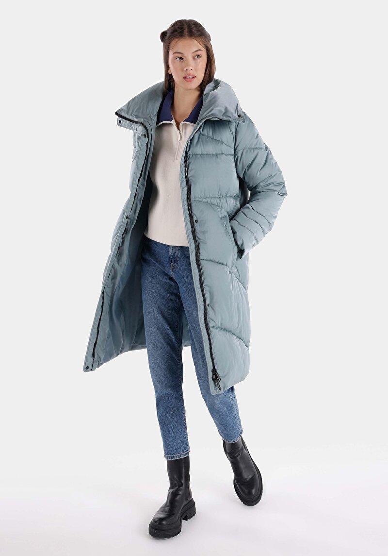 Зображення Пальто Жіноче Зелене Cl1065792