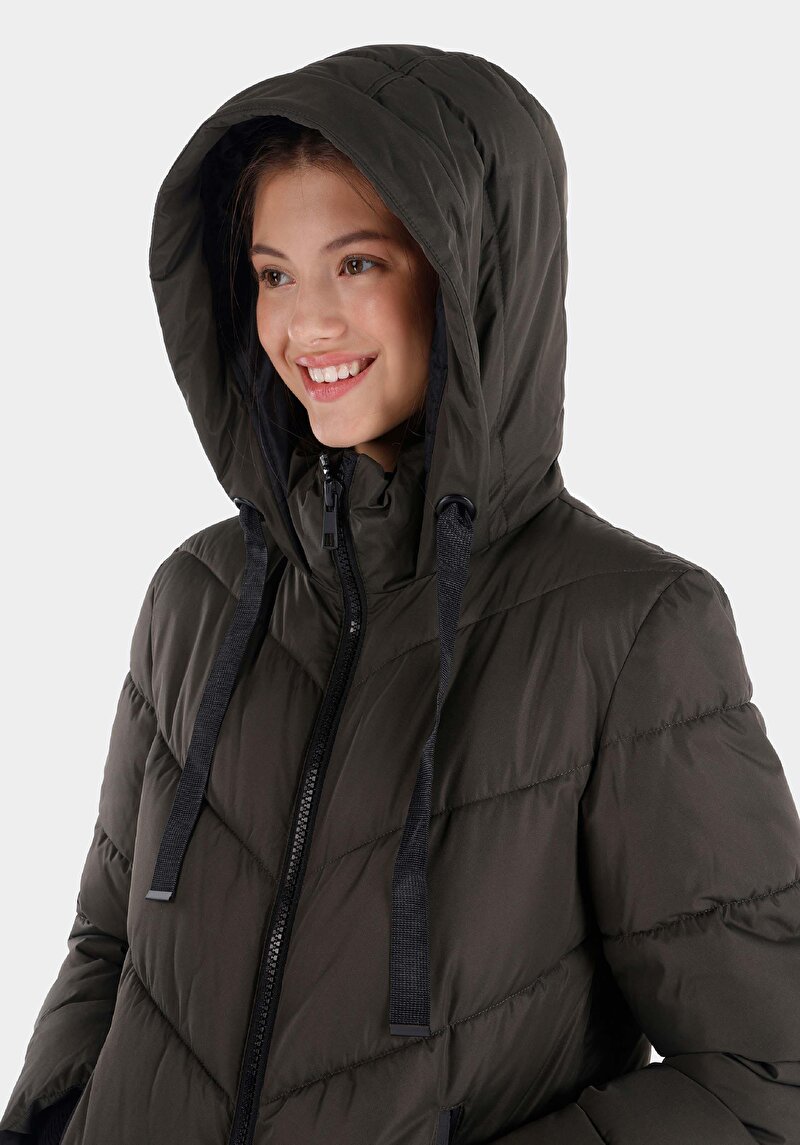 Показати інформацію про Пальто Жіноче Зелене  Cl1065793