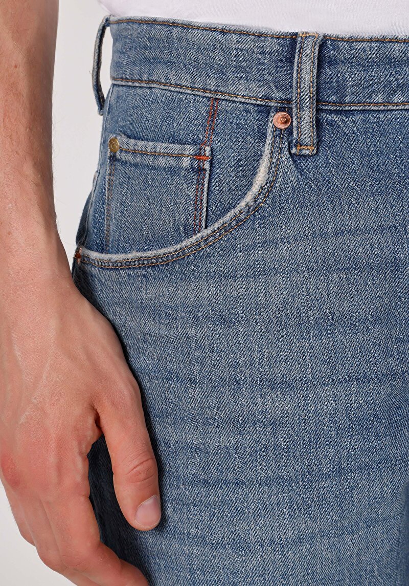 Показати інформацію про 030 Nelson Шорти Чоловічі Блакитні  Cl1063601