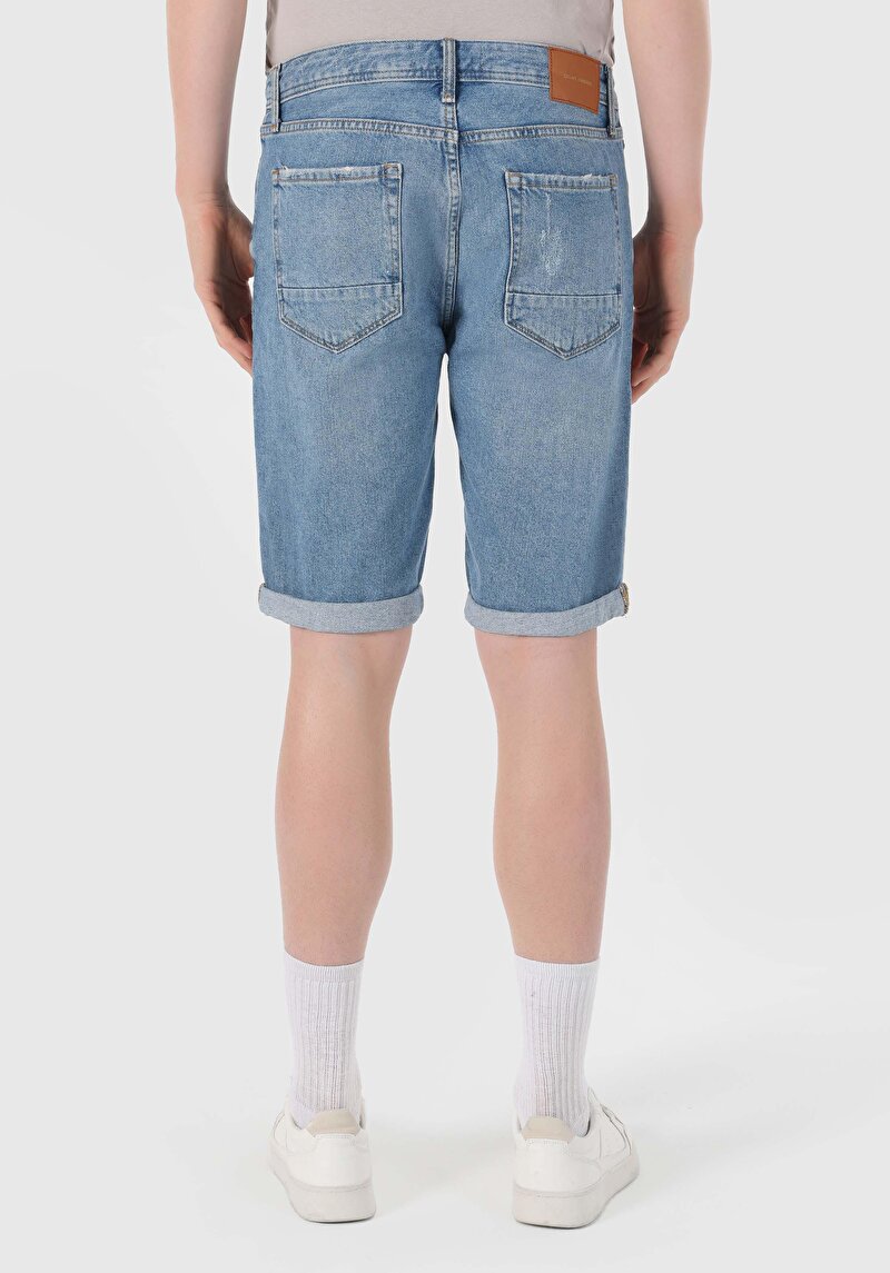 Показати інформацію про 045 David Шорти Чоловічі Блакитні  Cl1063602