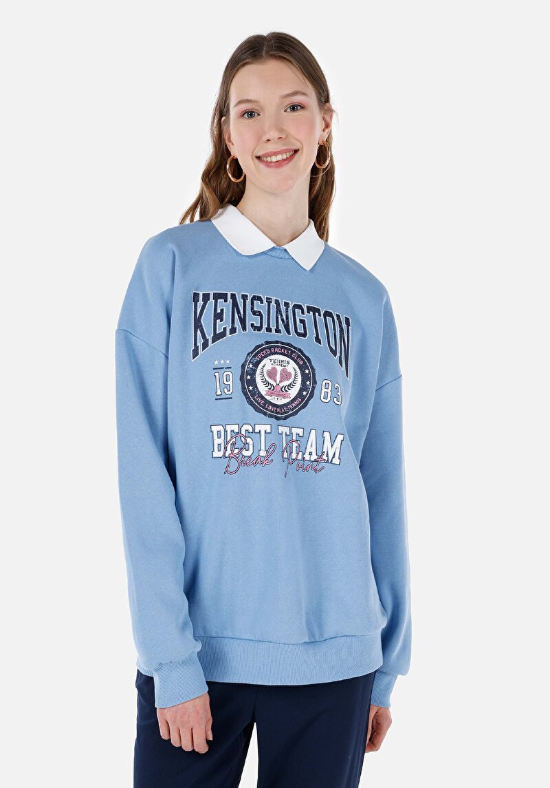 Зображення Толстовка Жіноча Блакитна  Cl1067438