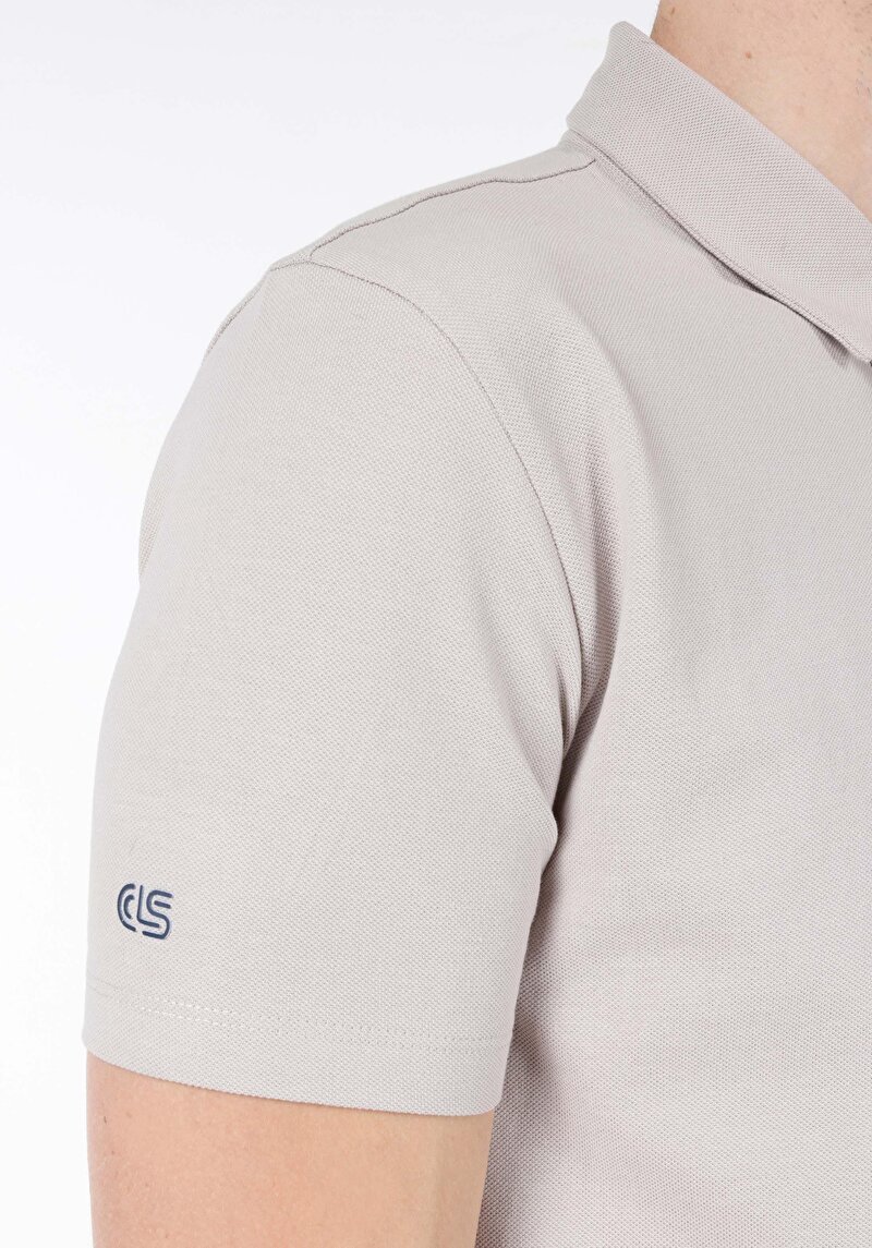 Показати інформацію про Поло З Коротким Рукавом Чоловіче Сіре  Cl1069372