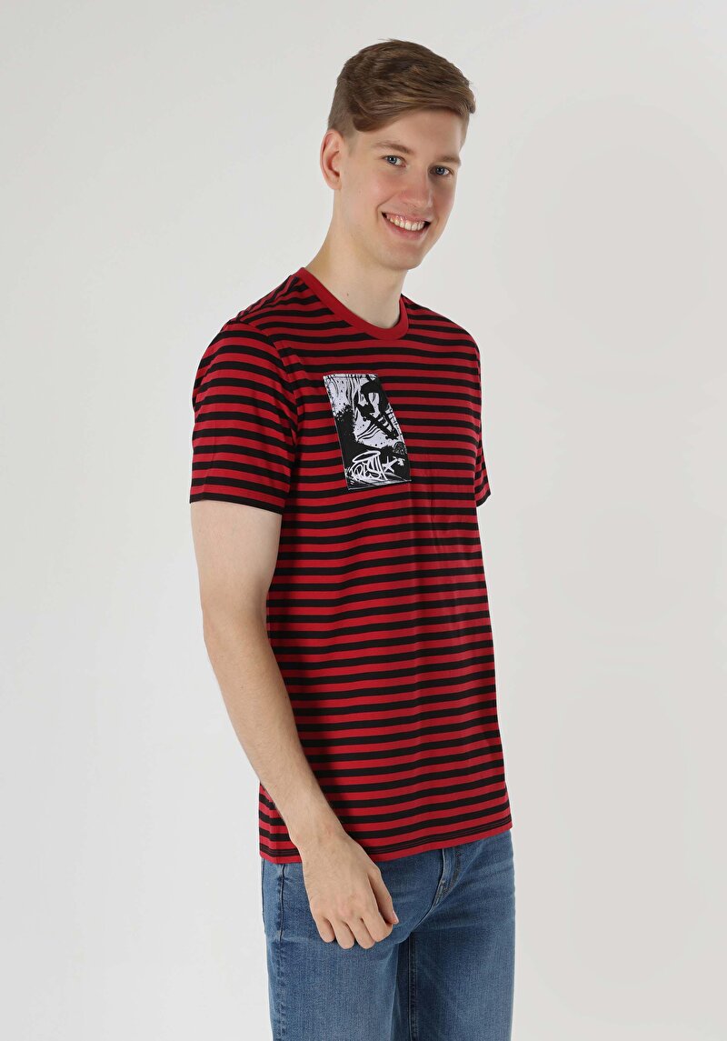 Зображення Футболка З Коротким Рукавом Чоловіча Червона  Cl1063621