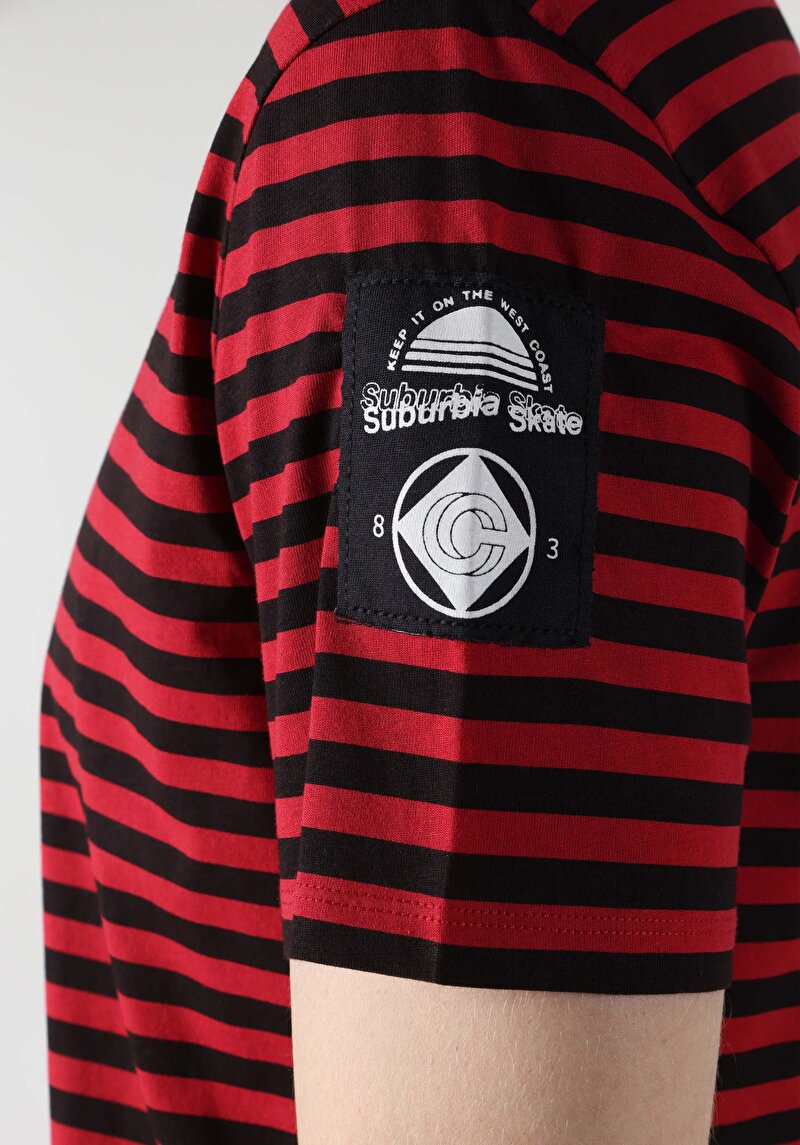 Показати інформацію про Футболка З Коротким Рукавом Чоловіча Червона  Cl1063621