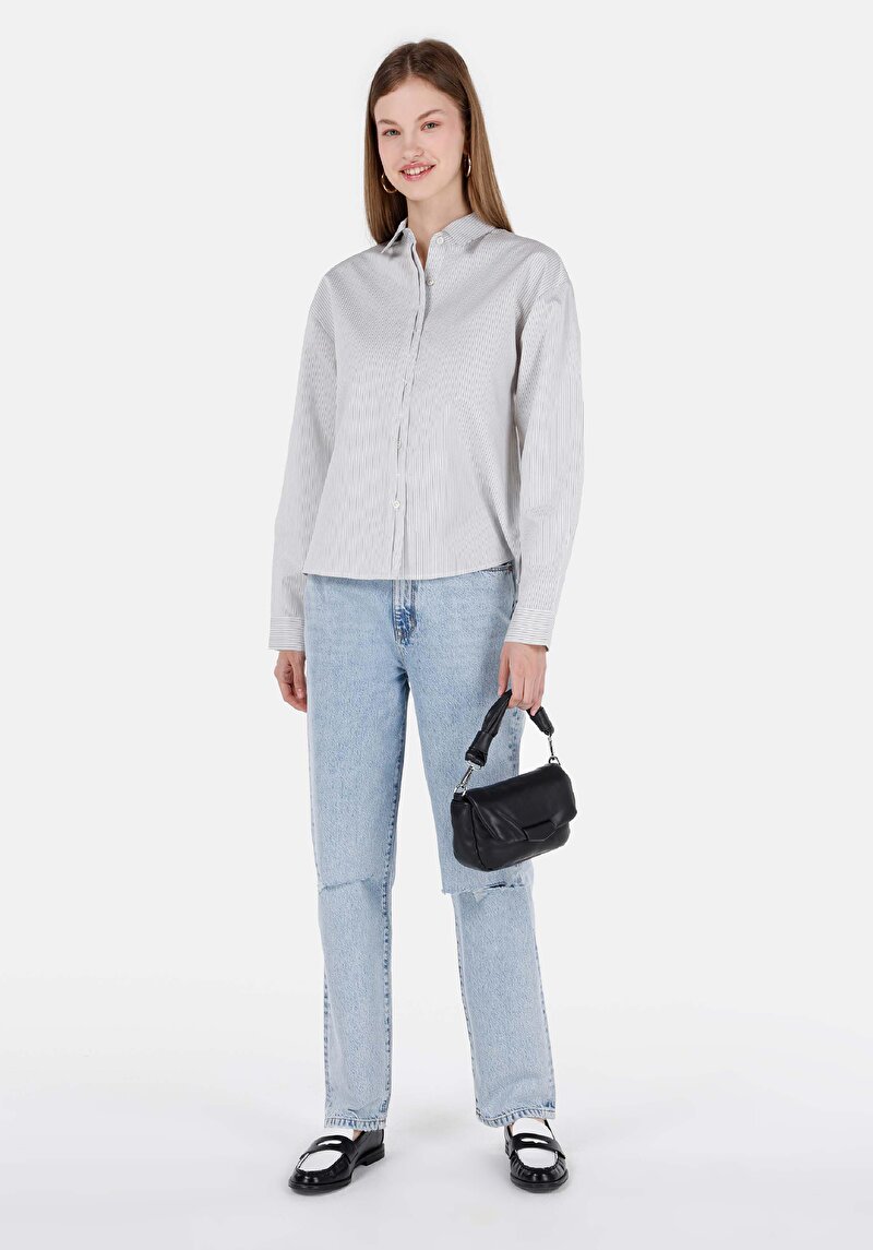 Зображення 884 Lauren Джинси Жіночі Блакитні Прямого Крою Cl1069432