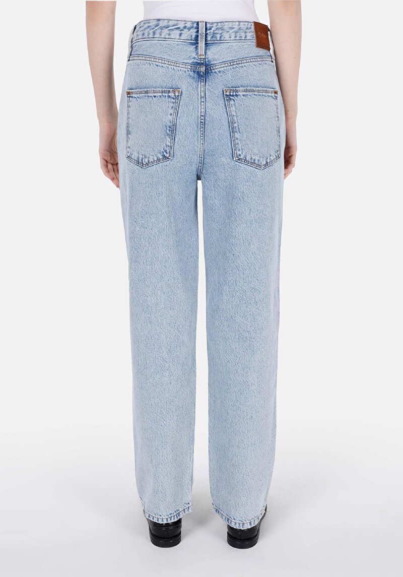 Зображення 884 Lauren Джинси Жіночі Блакитні Прямого Крою Cl1069432