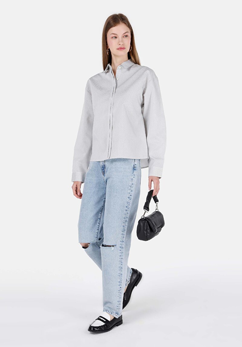 Зображення 884 Lauren Джинси Жіночі Блакитні Прямого Крою Cl1069432