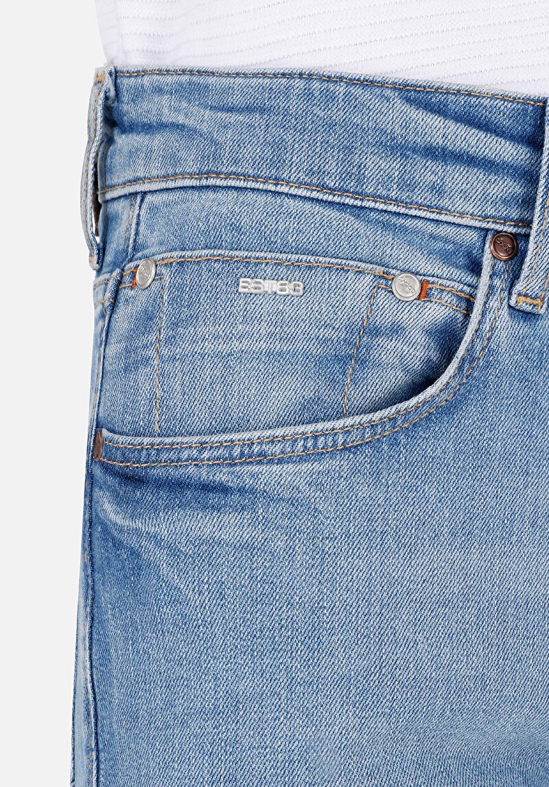 Показати інформацію про 035 Ryan Джинси Чоловічі Блакитні  Cl1069456