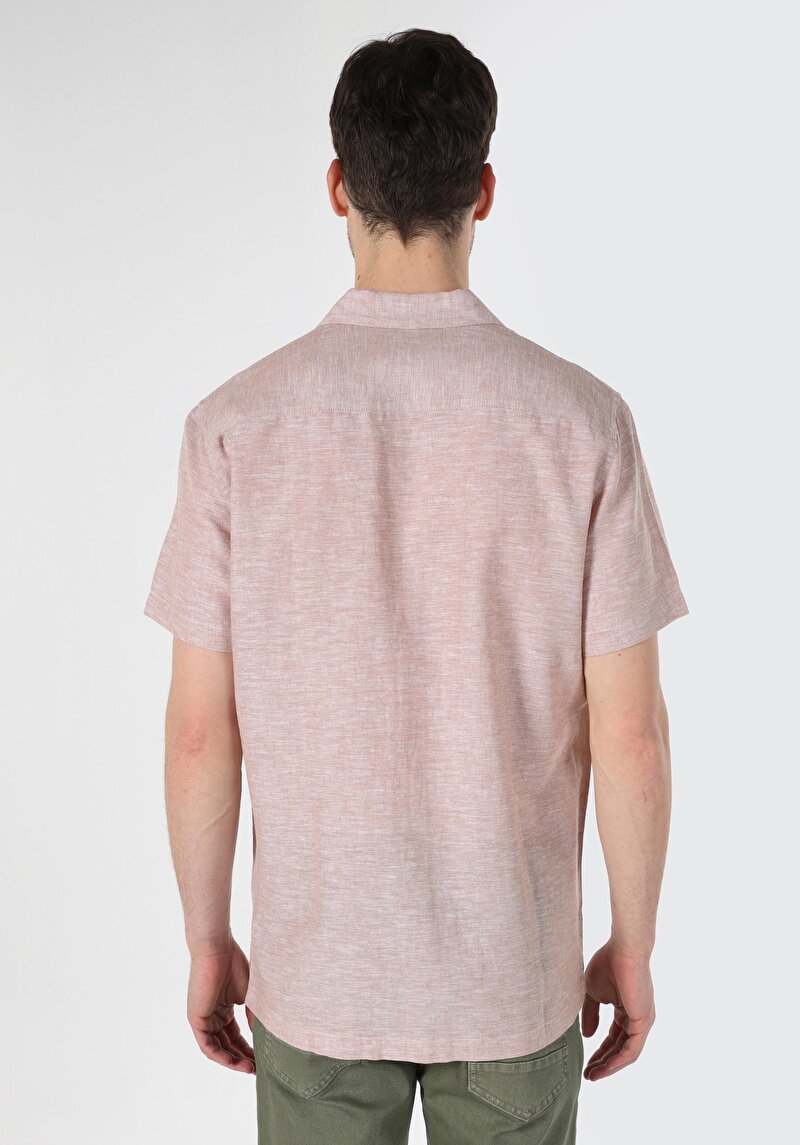 Зображення Сорочка З Коротким Рукавом Чоловіча Бежева Cl1063689