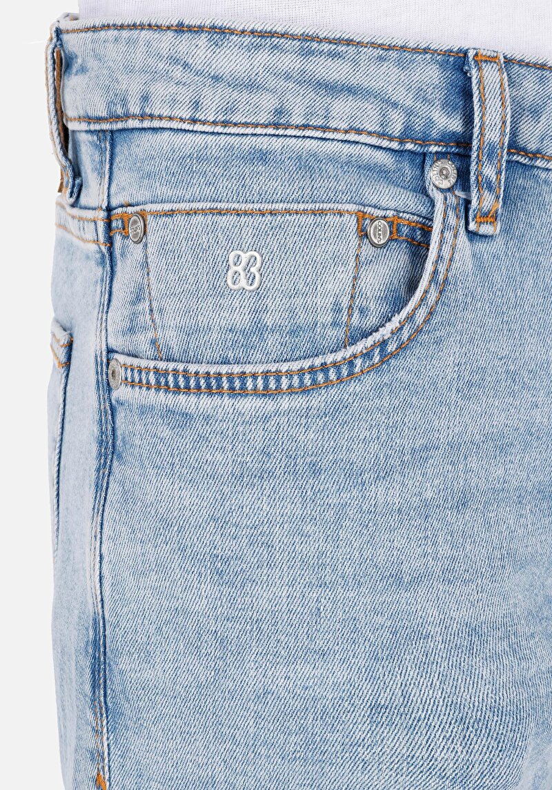 Показати інформацію про 041 Danny Джинси Чоловічі Блакитні Вузького Крою Cl1069460