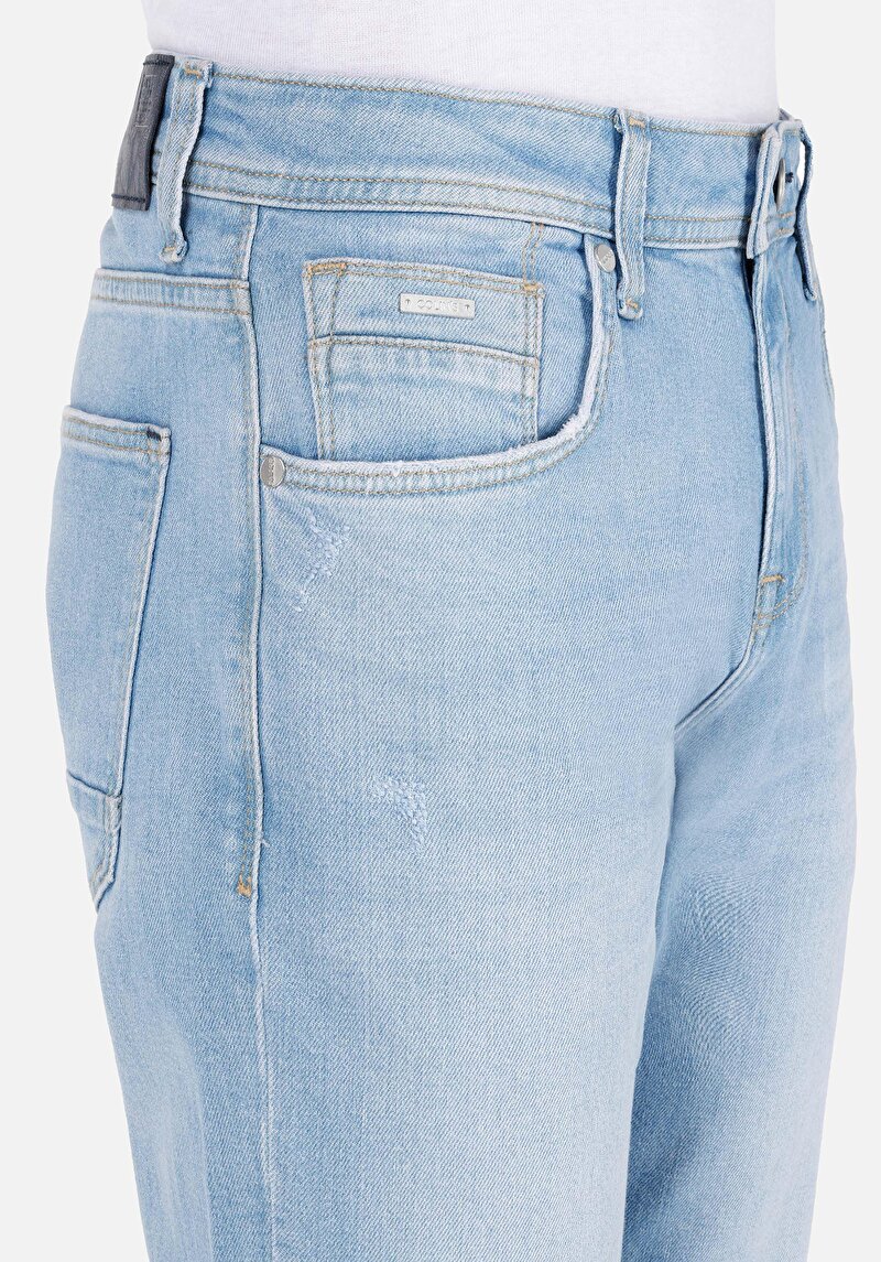 Показати інформацію про 044 Karl Джинси Чоловічі Блакитні Прямого Крою Cl1069466