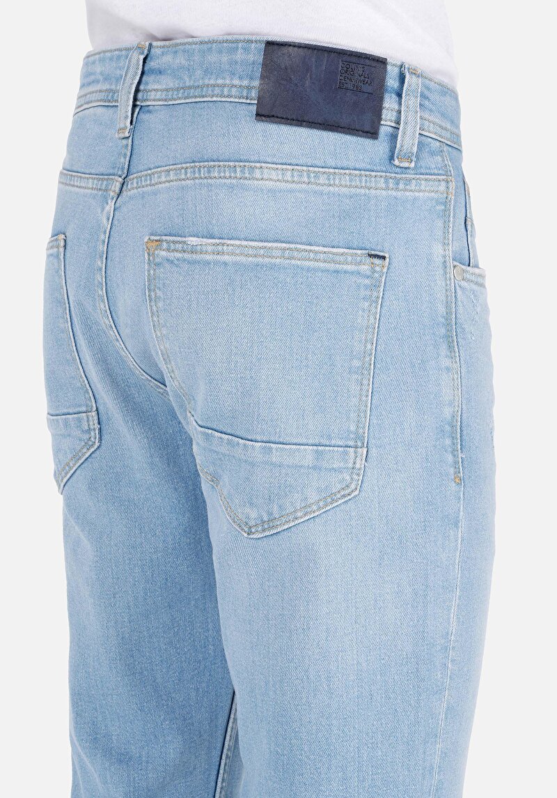 Показати інформацію про 044 Karl Джинси Чоловічі Блакитні Прямого Крою Cl1069466