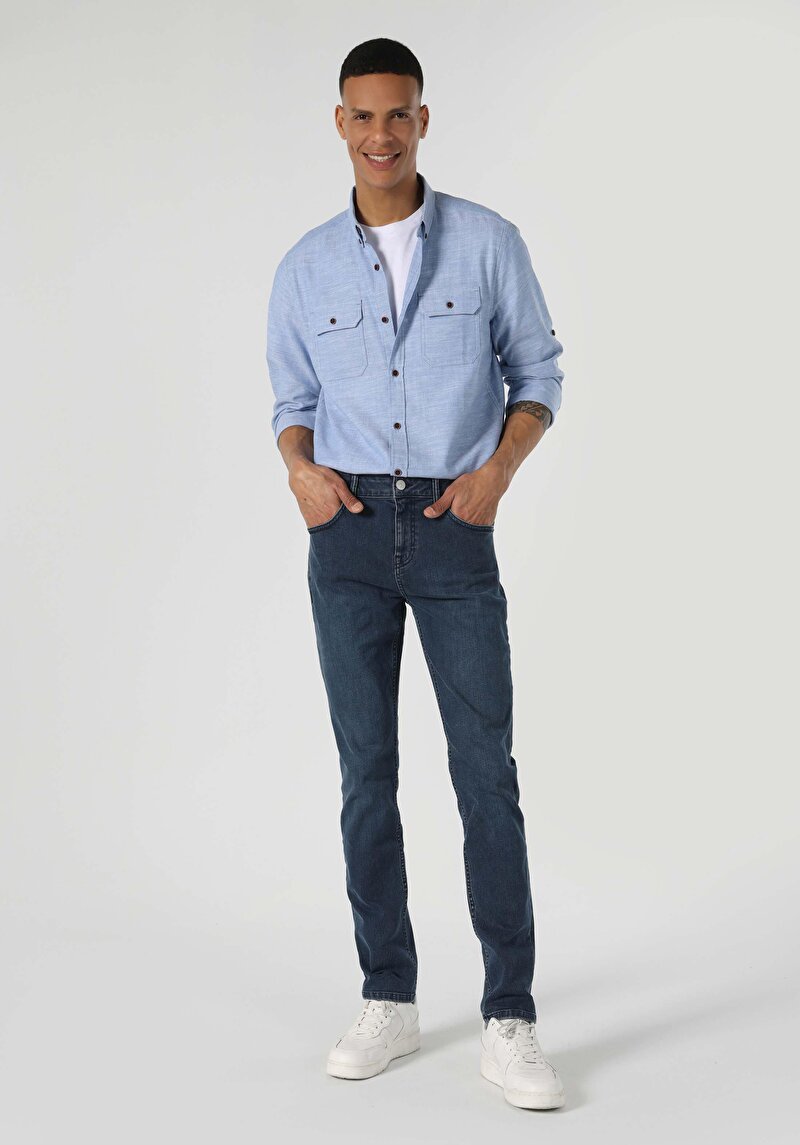 Зображення 044 Karl Джинси Чоловічі  Прямого Крою Cl1063722