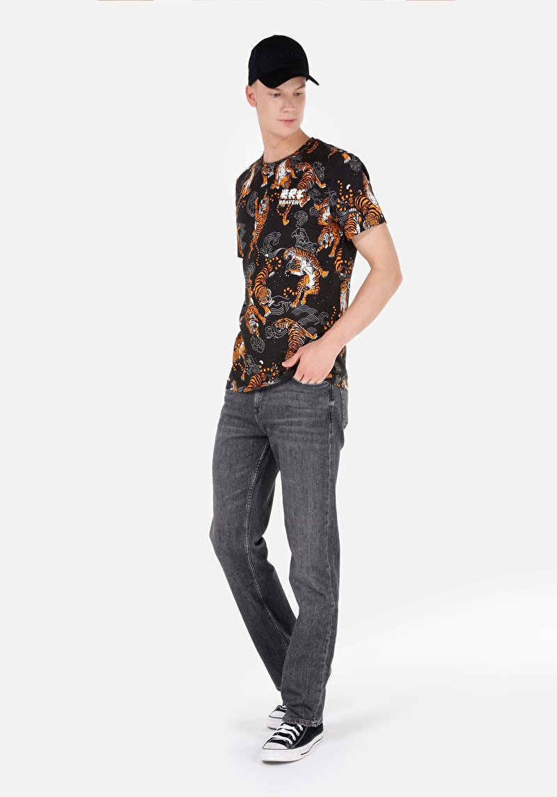 Зображення 045 David Джинси Чоловічі Чорні Класичного Крою Cl1069473