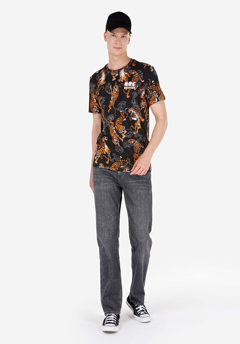 Показати інформацію про 045 David Джинси Чоловічі Чорні Класичного Крою Cl1069473