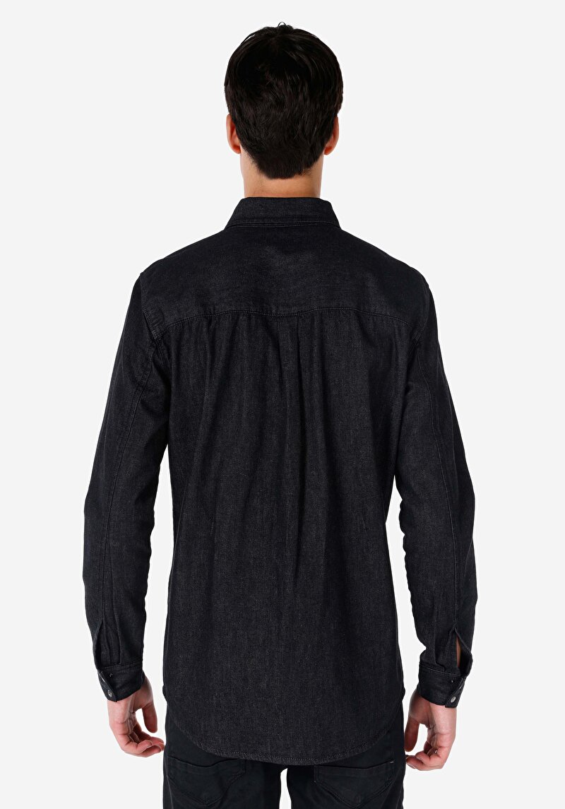 Зображення 021 Joel Сорочка З Довгим Рукавом Чоловіча Чорна Cl1067506