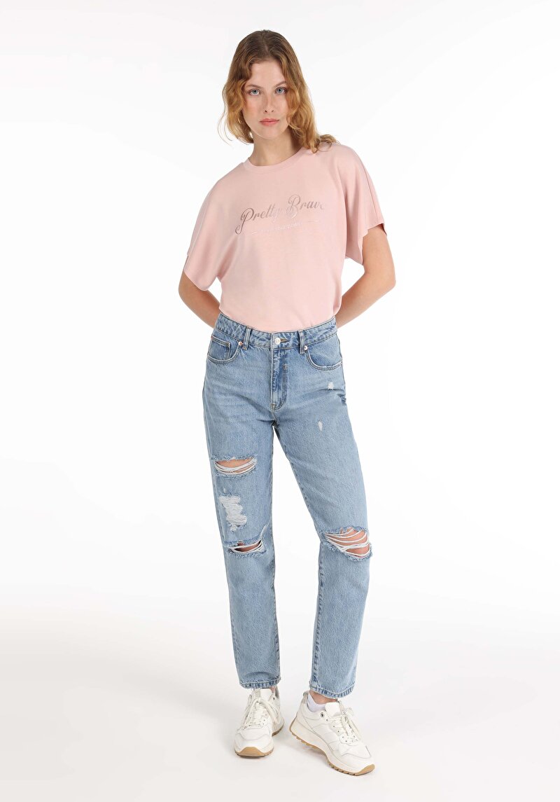 Зображення 893 Julia Джинси Жіночі Блакитні Бойфренди Cl1067508