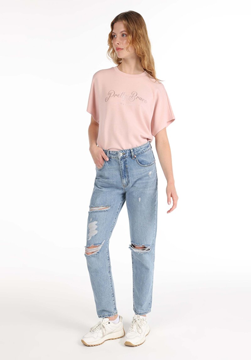 Зображення 893 Julia Джинси Жіночі Блакитні Бойфренди Cl1067508