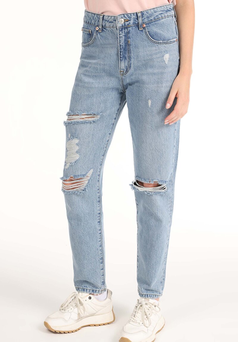 Зображення 893 Julia Джинси Жіночі Блакитні Бойфренди Cl1067508