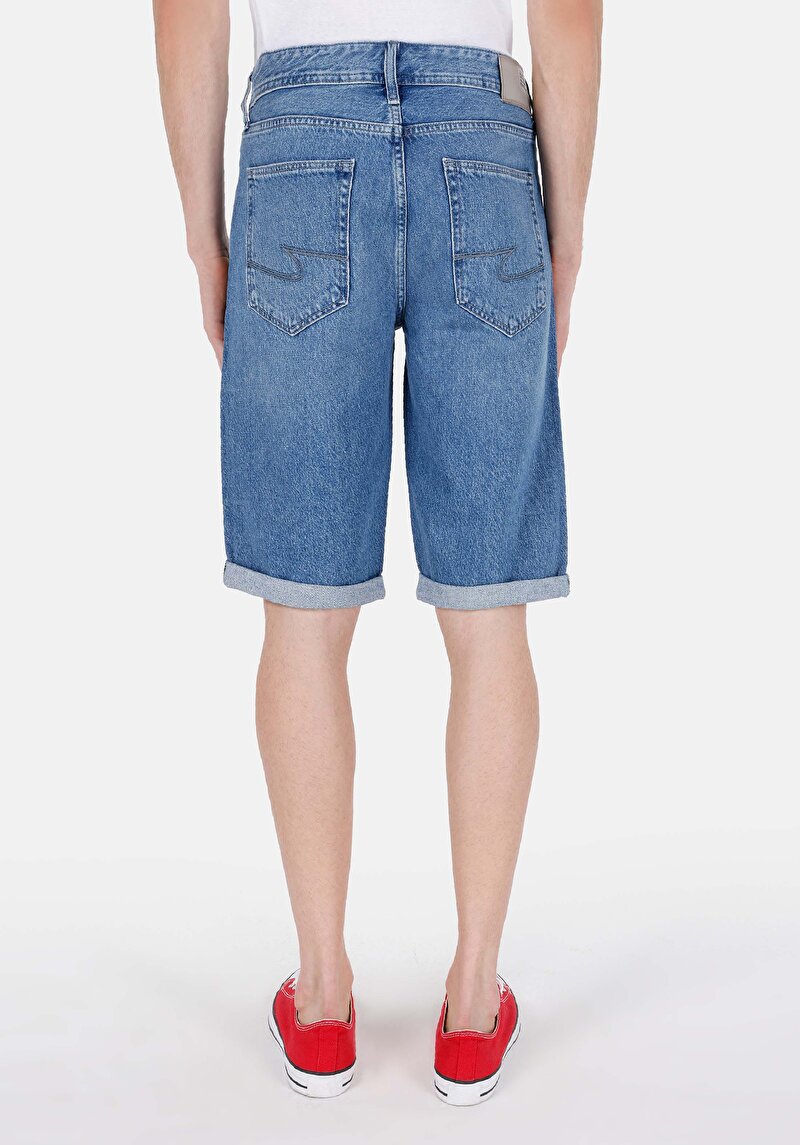 Показати інформацію про 044 Karl Шорти Чоловічі Блакитні  Cl1069526