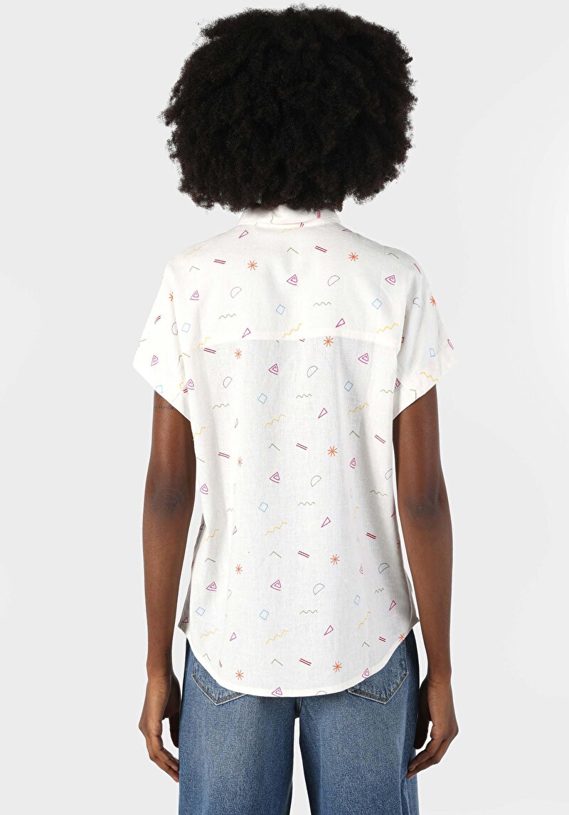 Зображення Сорочка З Коротким Рукавом Жіноча Біла Cl1063890