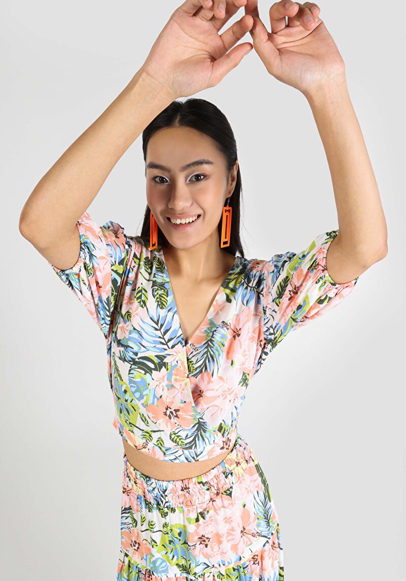 Зображення Сорочка З Коротким Рукавом Жіноча Мультіколор  Cl1063922