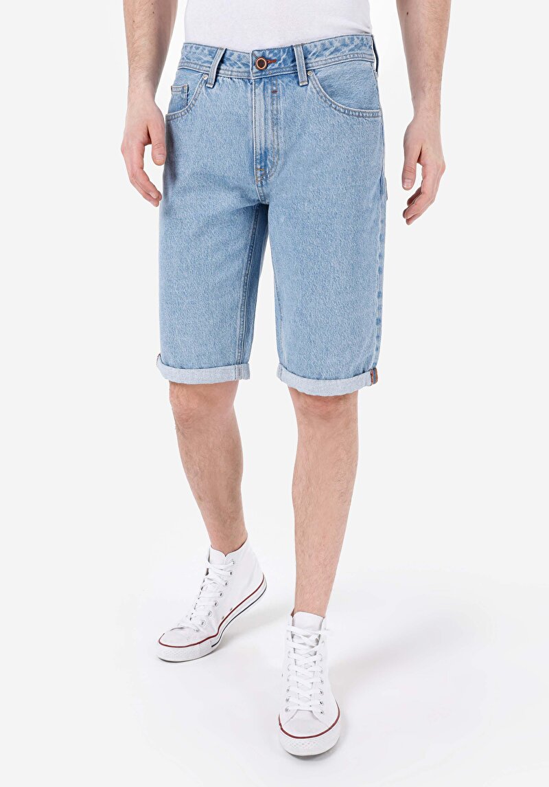 Показати інформацію про 045 David Шорти Чоловічі Блакитні  Cl1069530