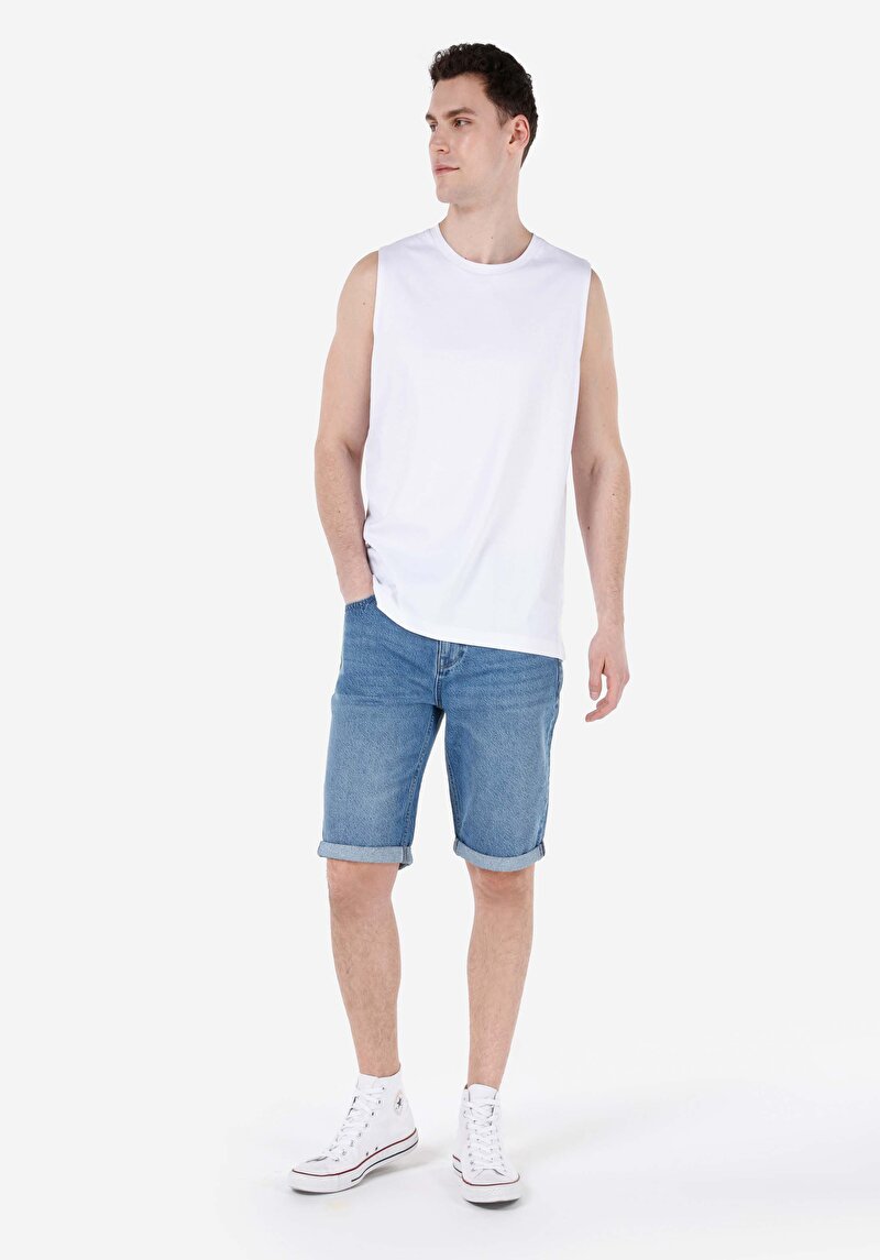 Показати інформацію про 045 David Шорти Чоловічі Блакитні  Cl1069533