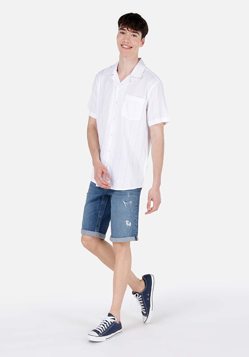 Показати інформацію про 045 David Шорти Чоловічі Блакитні  Cl1069536